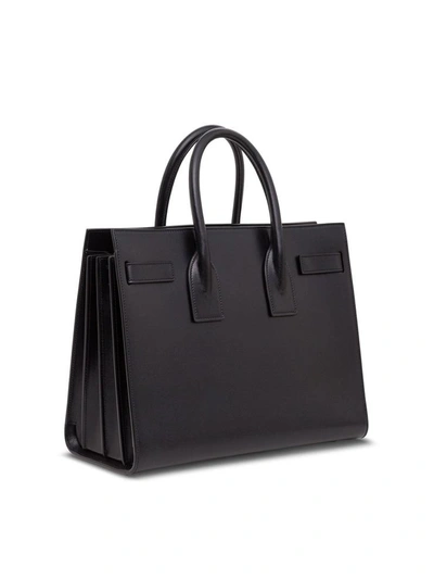 Shop Saint Laurent Sac De Jour Handbag In Black