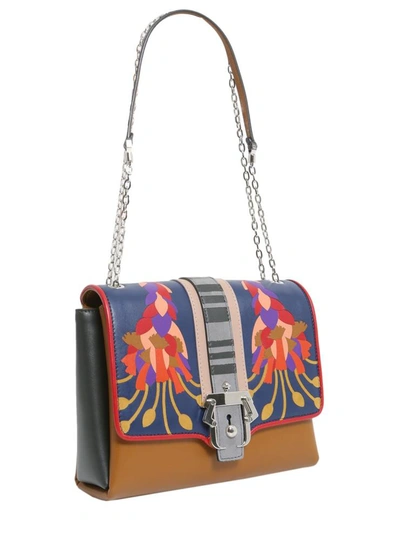 Shop Paula Cademartori "alice" Crossbody Bag In Multicolour