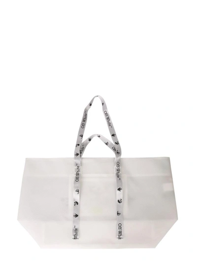 Shop Off-white "commercial" Shopping Bag In White