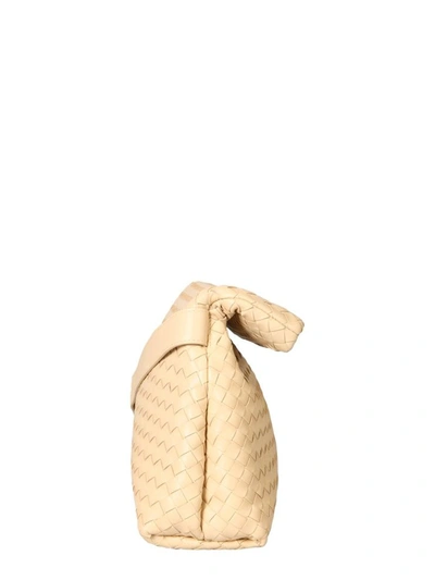 Shop Bottega Veneta "bv Fold" Bag In Beige