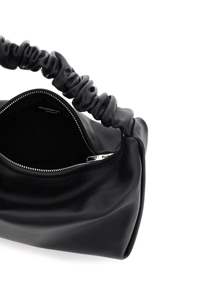 Shop Alexander Wang Scrunchie Small Handbag In Black