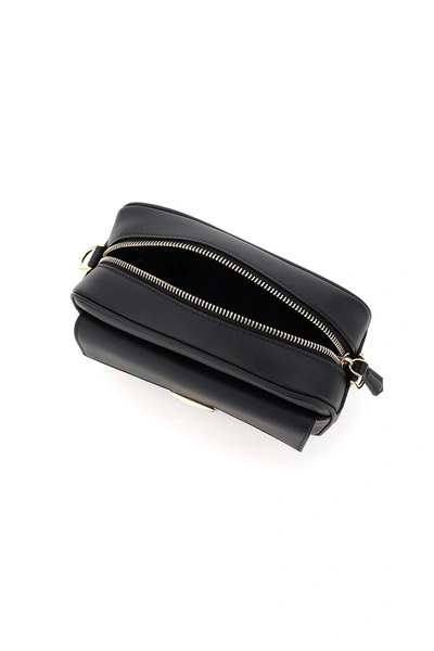 Shop Fendi Baguette Camera Bag In Nero Oro Soft