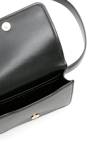 Shop Miu Miu Matelasse' Mini Beltbag In Nero