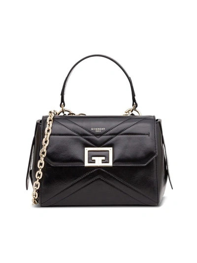 Shop Givenchy Id Flap Mini Handbag In Black