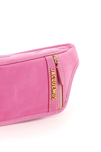 Shop Jacquemus La Banana Crossbody Bag In Pink