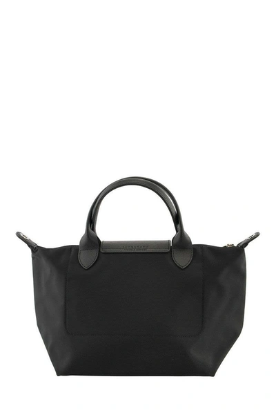 Shop Longchamp Le Pliage Néo - Top Handle Bag S In Black