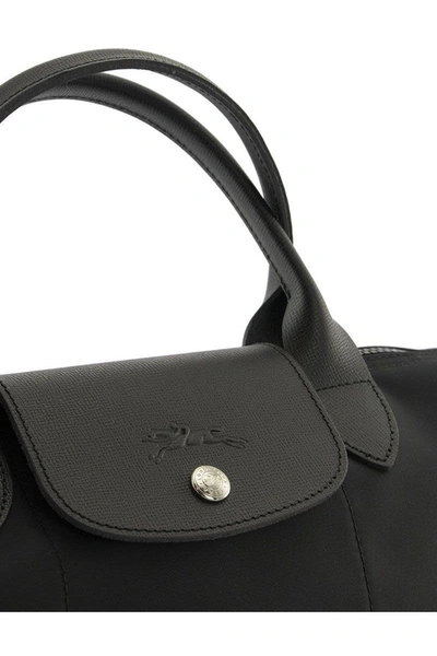 Shop Longchamp Le Pliage Néo - Top Handle Bag S In Black