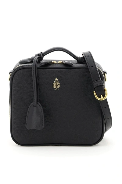 Shop Mark Cross Madison Mini Zip-around Bag In Black