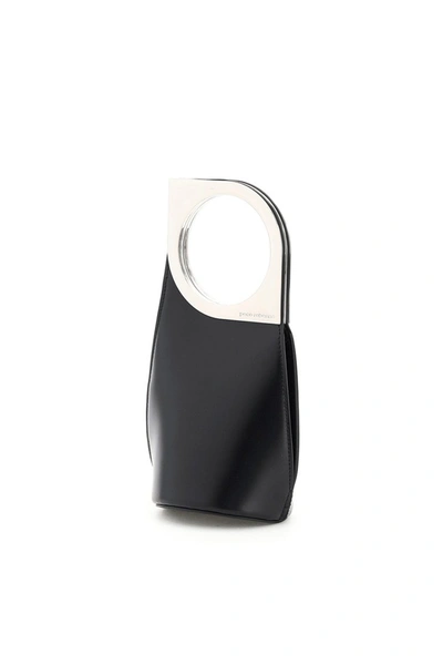 Shop Rabanne Paco  Op' Art Leather Mini Bag In Black
