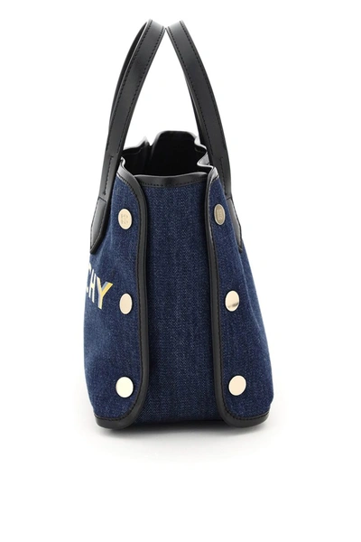 Shop Givenchy Bond Mini Tote Bag In Blue