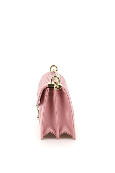 Shop Miu Miu Medium Miu Confidential Shoulder Bag In Rosa