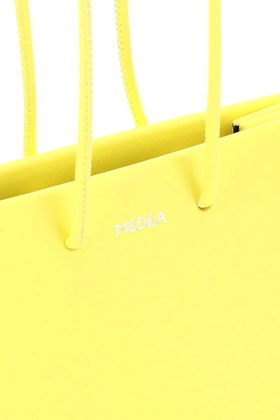 Shop Medea Short Prima Bag With Long Strap In Safety Yellow