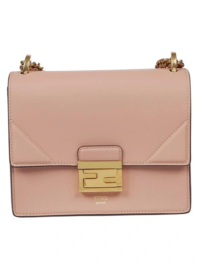 Shop Fendi Bags In Rosa Bourbon+ovibr