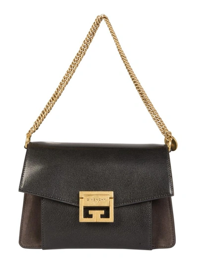 Shop Givenchy Small Gv3 Bag In Black