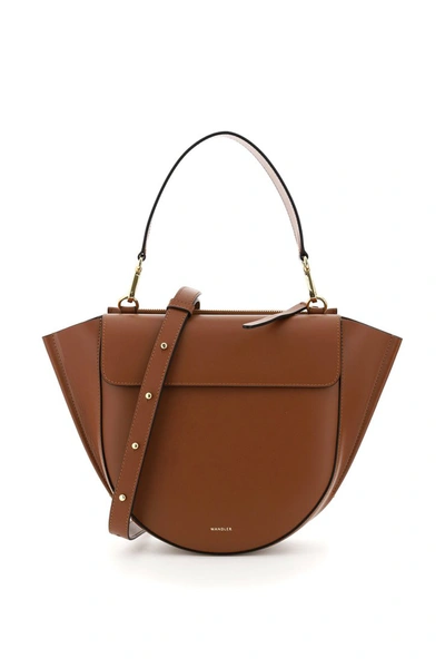 Shop Wandler Hortensia Medium Bag In Tan