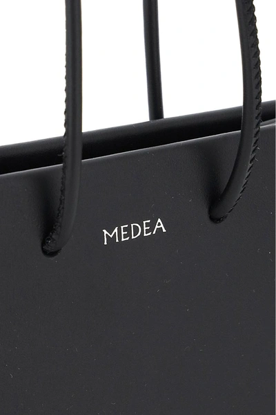 Shop Medea Short Prima Bag With Long Strap In Black