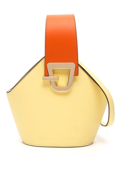 Shop Danse Lente Mini Johnny Bag In Lemon Fire