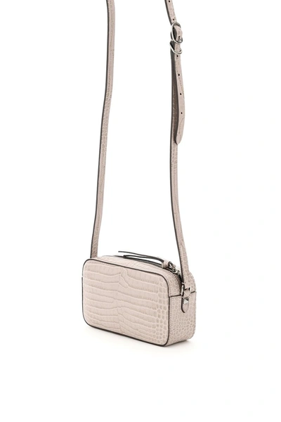 Shop Jimmy Choo Hale Camera Bag In Sand