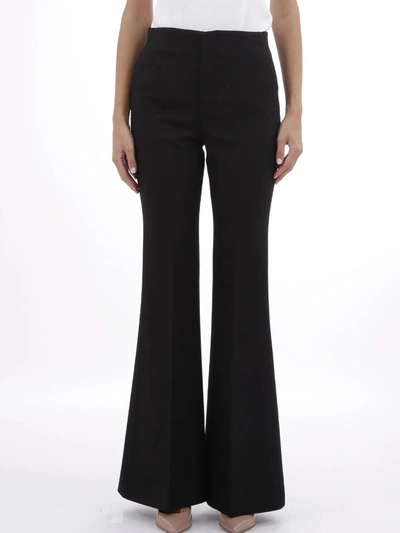 Shop Celine Trousers Black Palace