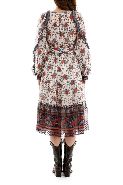 Shop Ulla Johnson Romilly Midi Dress In Pristine