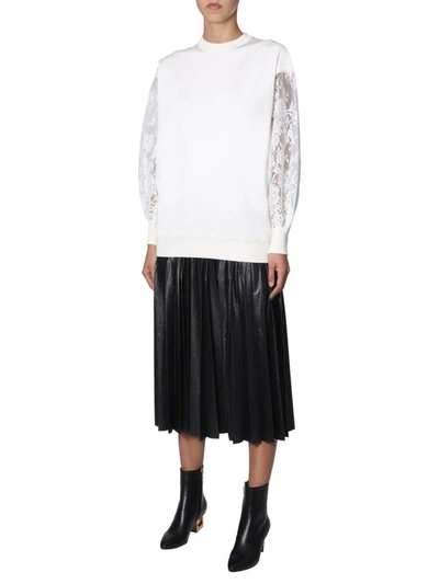 Shop Givenchy Oversize Fit Shirt In White
