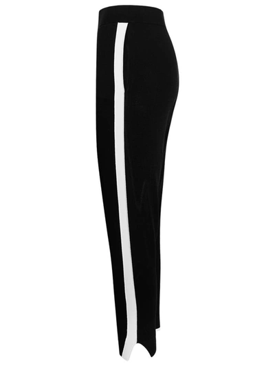 Shop Stella Mccartney Pantaloni Banda Laterale Neri In Black