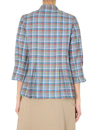Shop A.p.c. Plaid Shirt In Multicolour