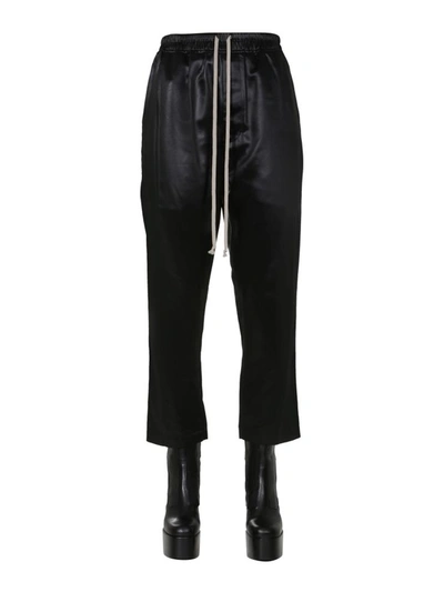 Shop Rick Owens Slim Fit Trousers In Black