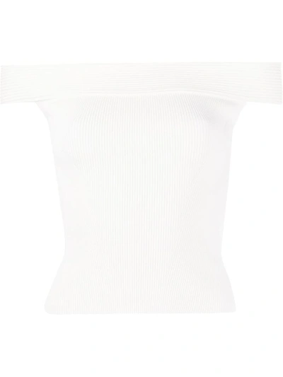 Shop Alexander Mcqueen Top White