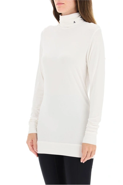 Shop Ambush High Neck T-shirt In White