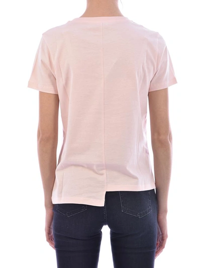 Shop Loewe Asymmetric Anagram T-shirt In Pink