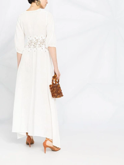 Shop Ermanno Scervino Dresses In Bianco