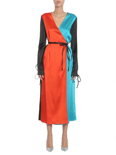 Shop Attico "grace" Dress In Multicolour