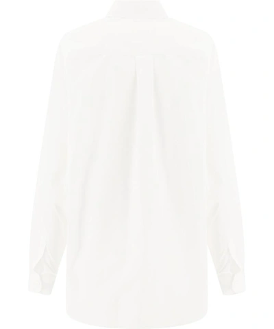 Shop Etro Shirt With Embroidery On The Pocket In White