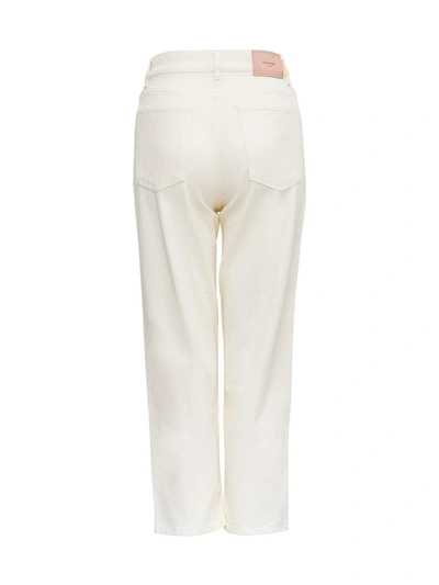 Shop Twinset Cotton Jeans In White