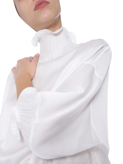 Shop Givenchy Blouse With Volant In White