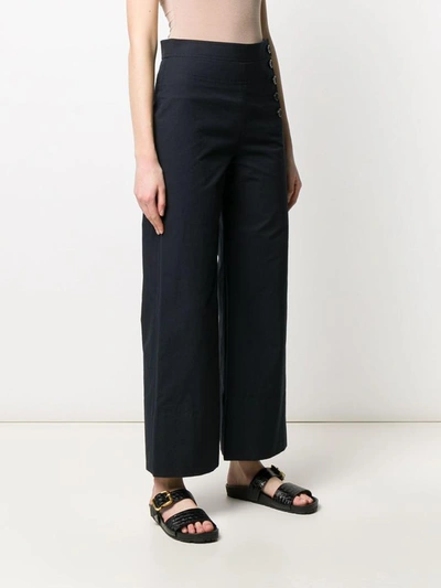 Shop Chloé Chloè Trousers Blue