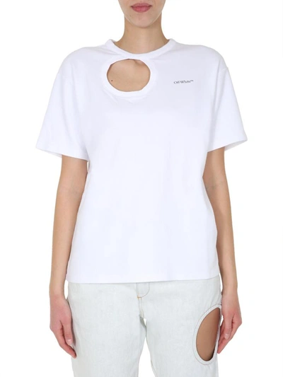 Shop Off-white “meteor Tomboy” T-shirt In White
