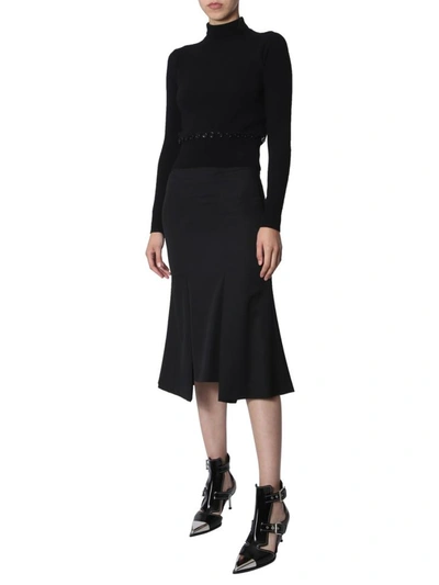 Shop Alexander Mcqueen Turtleneck Sweater In Black