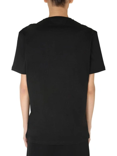 Shop Versace Crew Neck T-shirt In Black