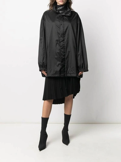 Shop Balenciaga Coats Black
