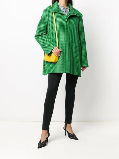 Shop Balenciaga Coats In Verde