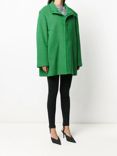 Shop Balenciaga Coats In Verde