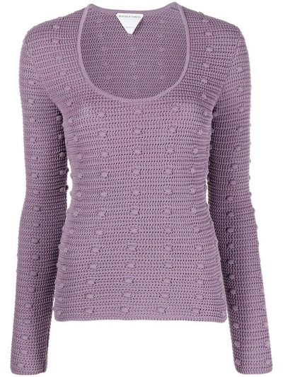 Shop Bottega Veneta Sweaters Lilac