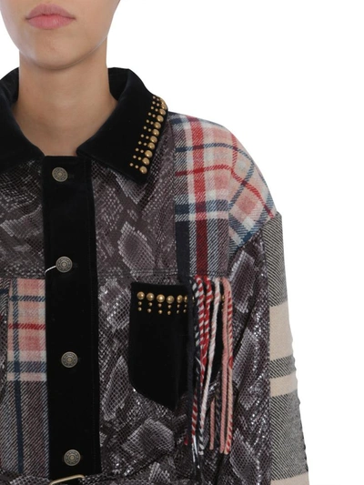 Shop Maison Margiela Cowboy Jacket In Multicolour