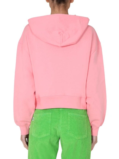 Shop Msgm Hoodie In Pink