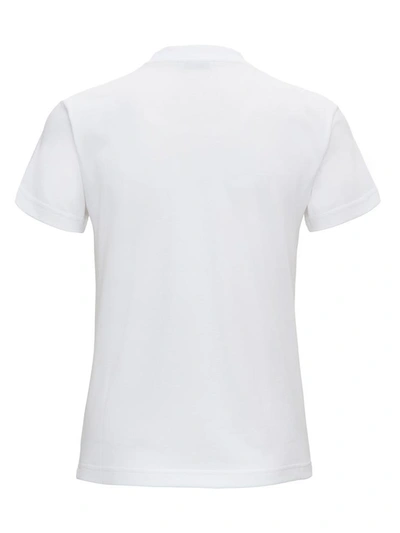 Shop Balenciaga T-shirt With Logo Print In White