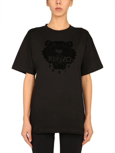 Shop Kenzo Oversize Fit T-shirt In Black