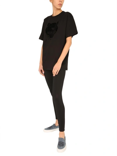 Shop Kenzo Oversize Fit T-shirt In Black