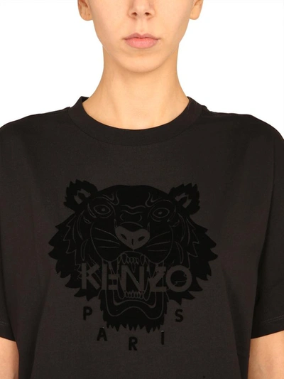 Shop Kenzo Oversize Fit T-shirt In Black